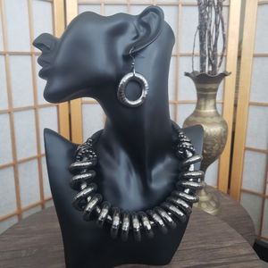 "Pewter Boldness" Jewelry Set